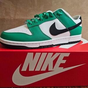 Nike Dunk Low Green And White Mens 11 New